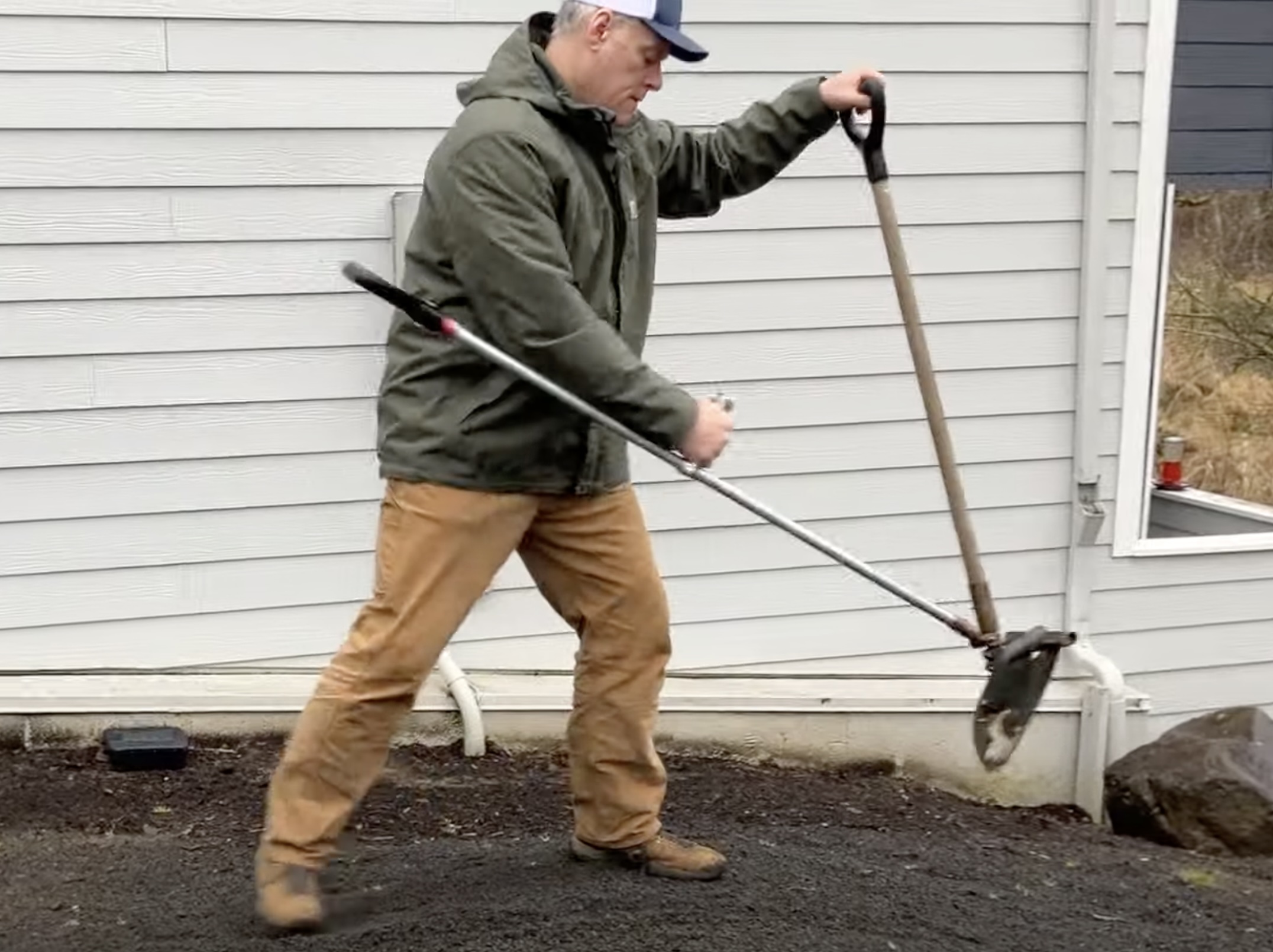 Using Unbowed Shovel